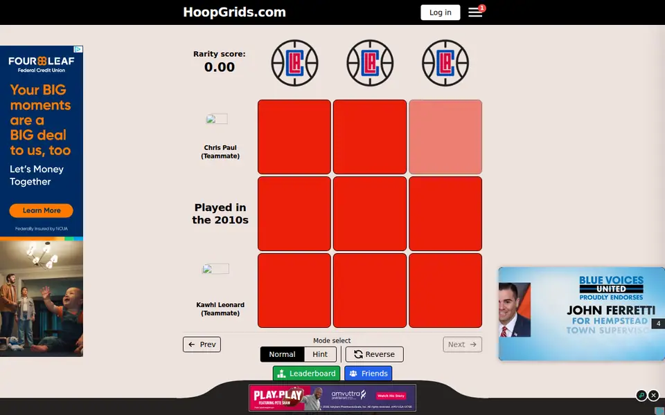 Screenshot of Hoopgrids