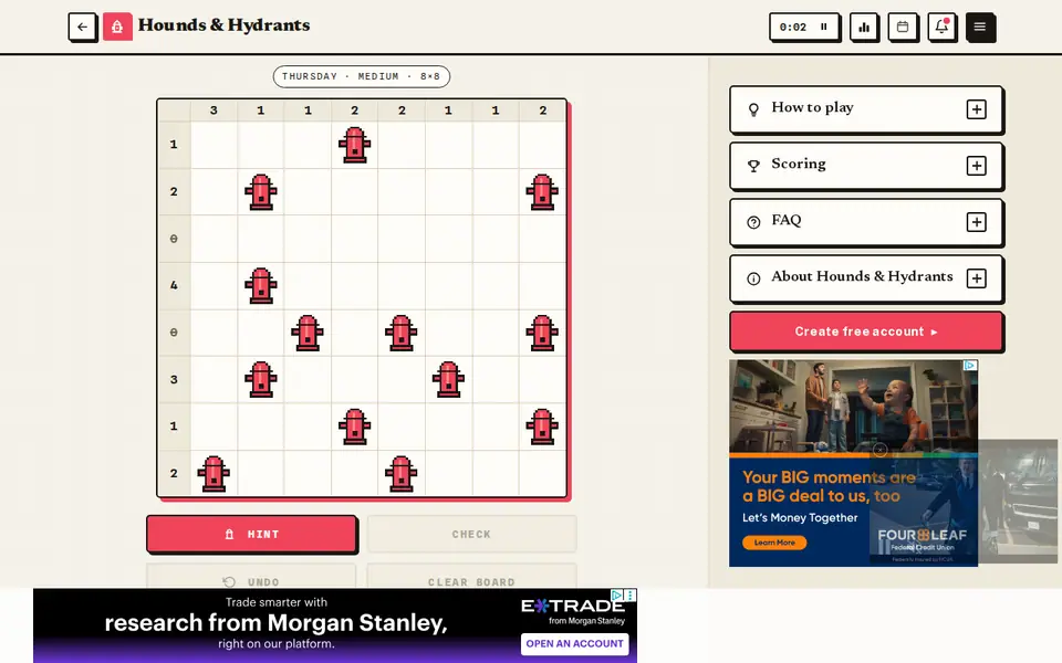 Screenshot of Hounds & Hydrants