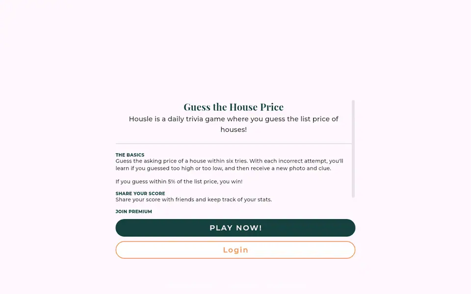 Screenshot of Housle