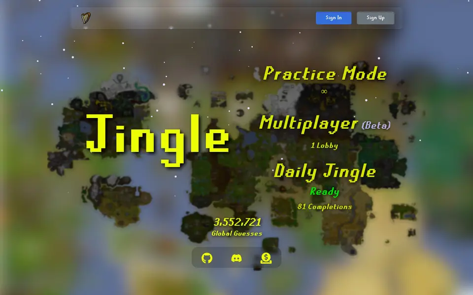 Screenshot of Jingle.rs