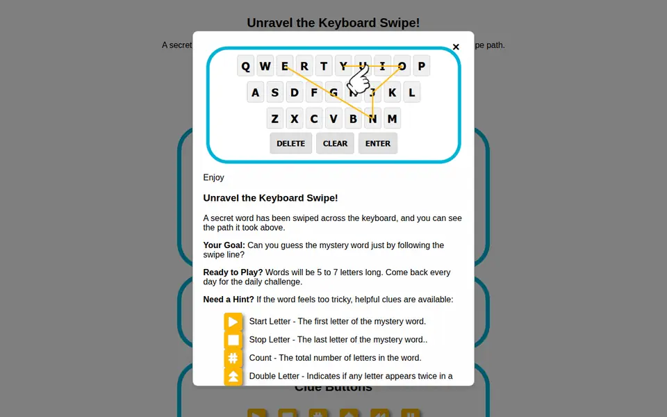 Screenshot of Keyboard Lines