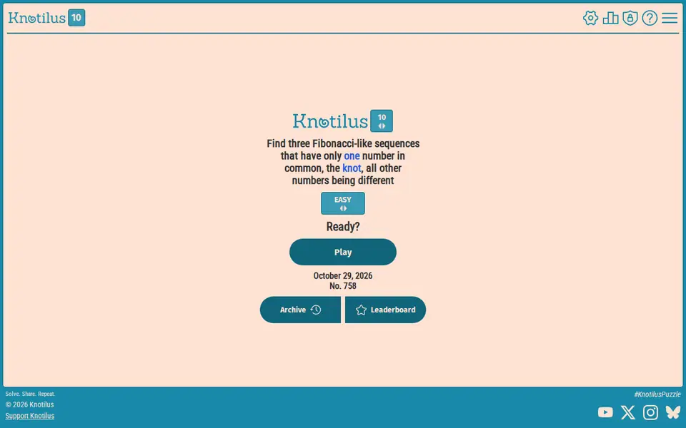 Screenshot of Knotilus