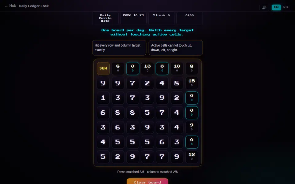 Screenshot of Ledger Lock