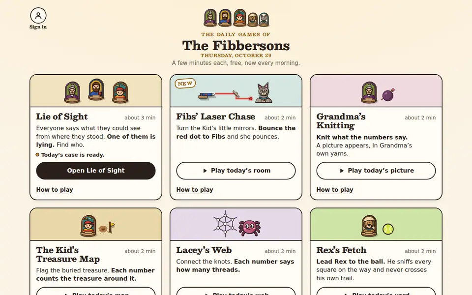 Screenshot of Lie of Sight