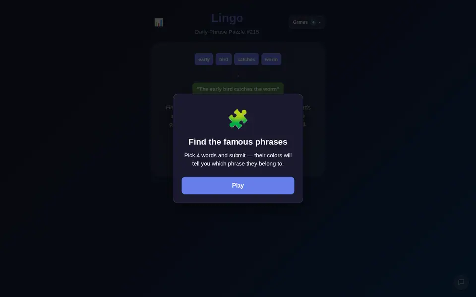 Screenshot of Lingo