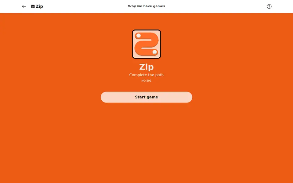 Screenshot of LinkedIn - Zip