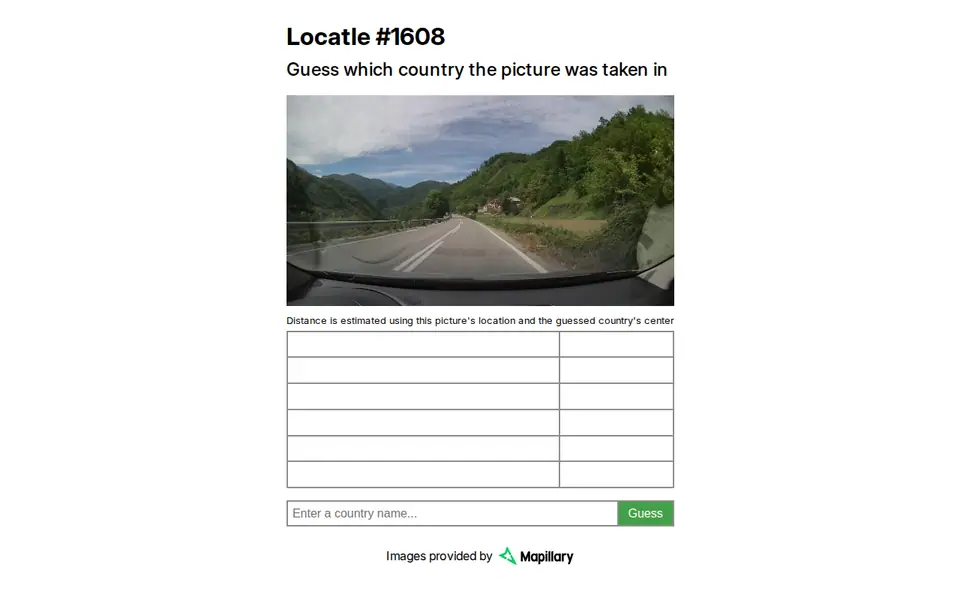 Screenshot of Locatle