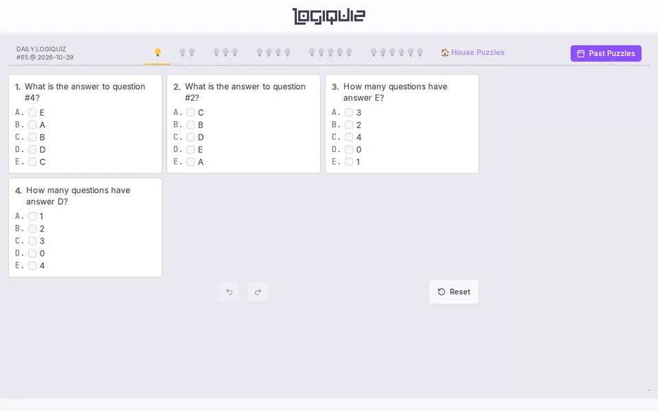 Screenshot of Logiquiz