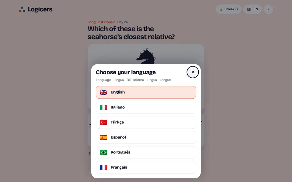 Screenshot of Long Lost Cousin