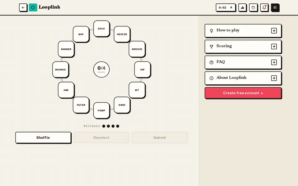 Screenshot of Looplink