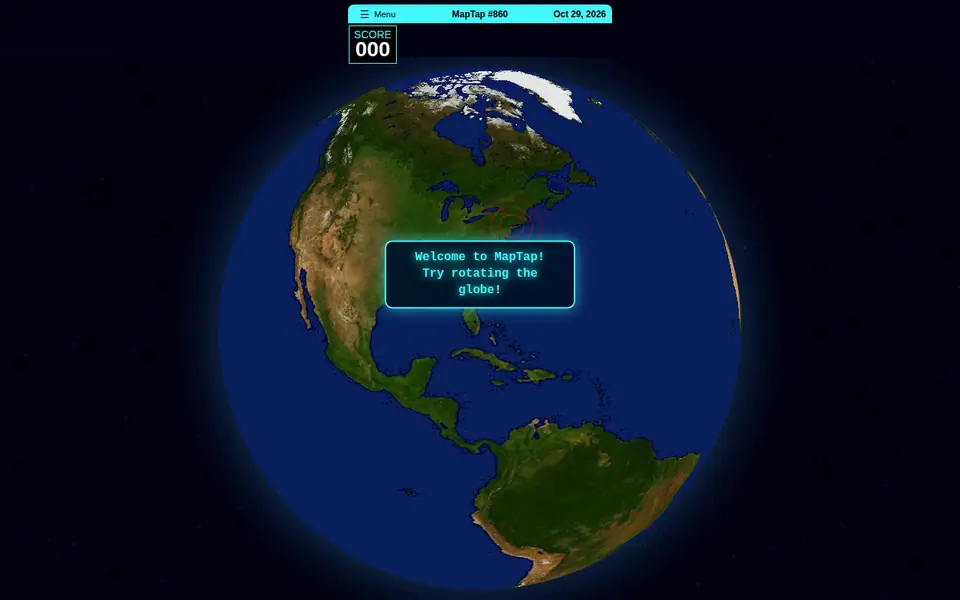 Screenshot of MapTap