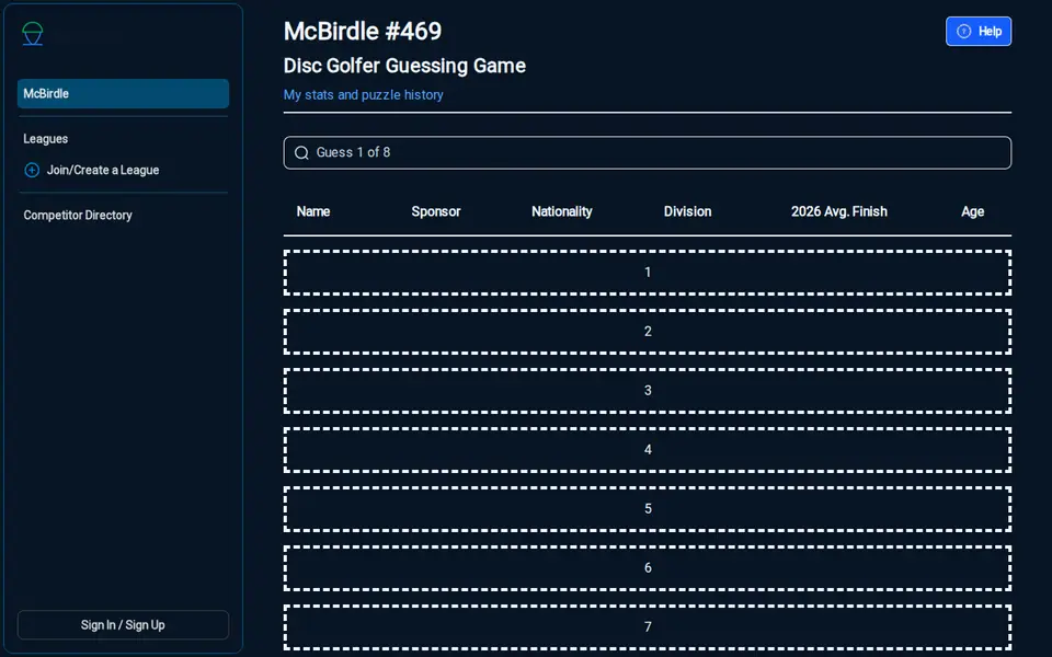 Screenshot of Mcbirdle