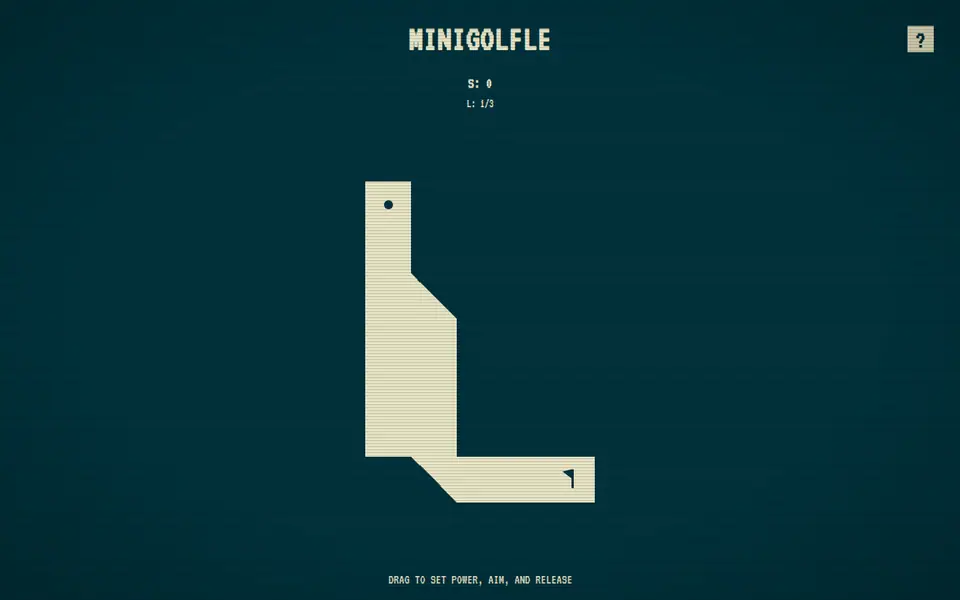 Screenshot of Minigolfle