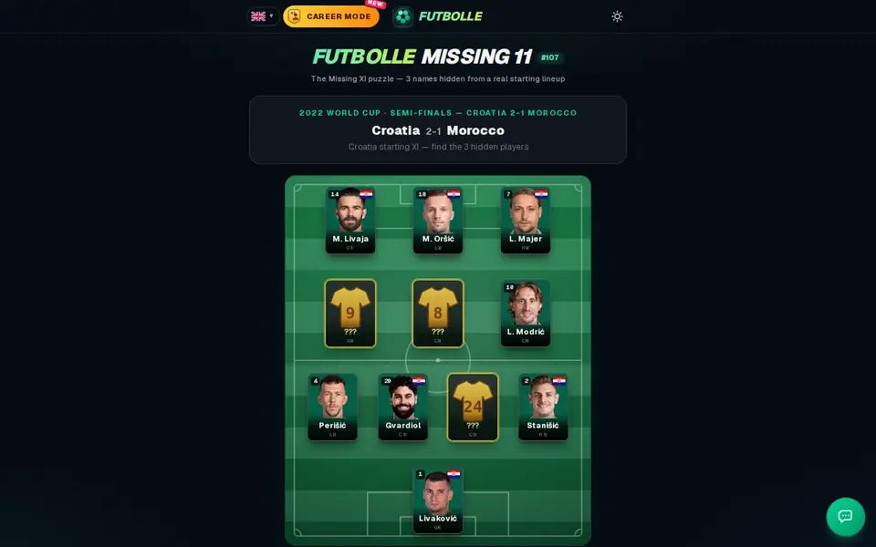 Screenshot of Missing 11