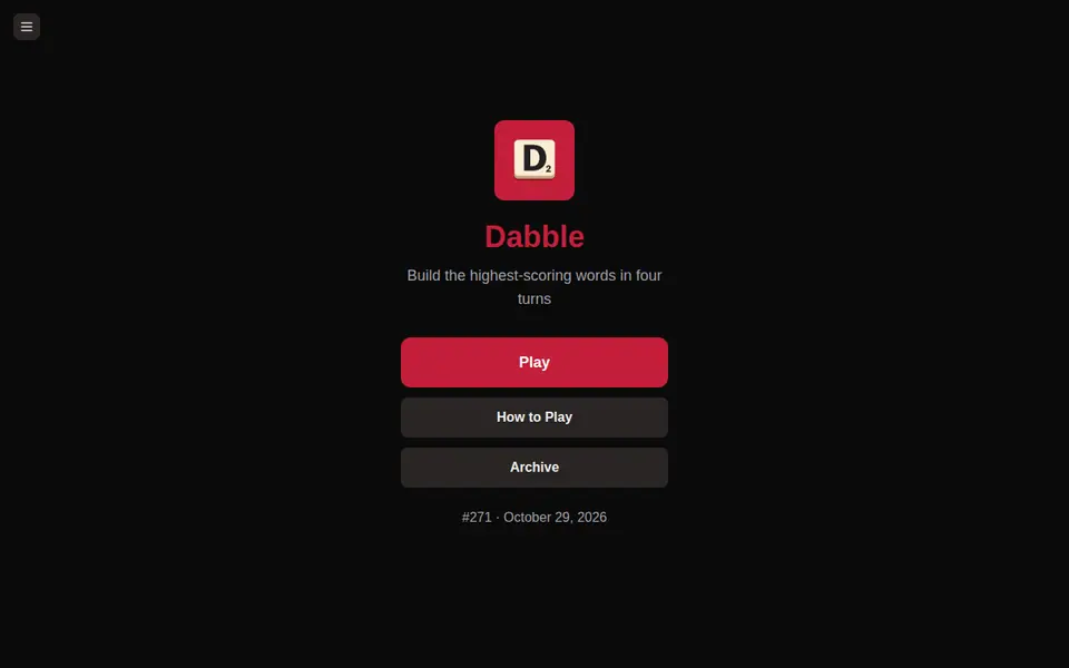 Screenshot of Nerdcube - Dabble
