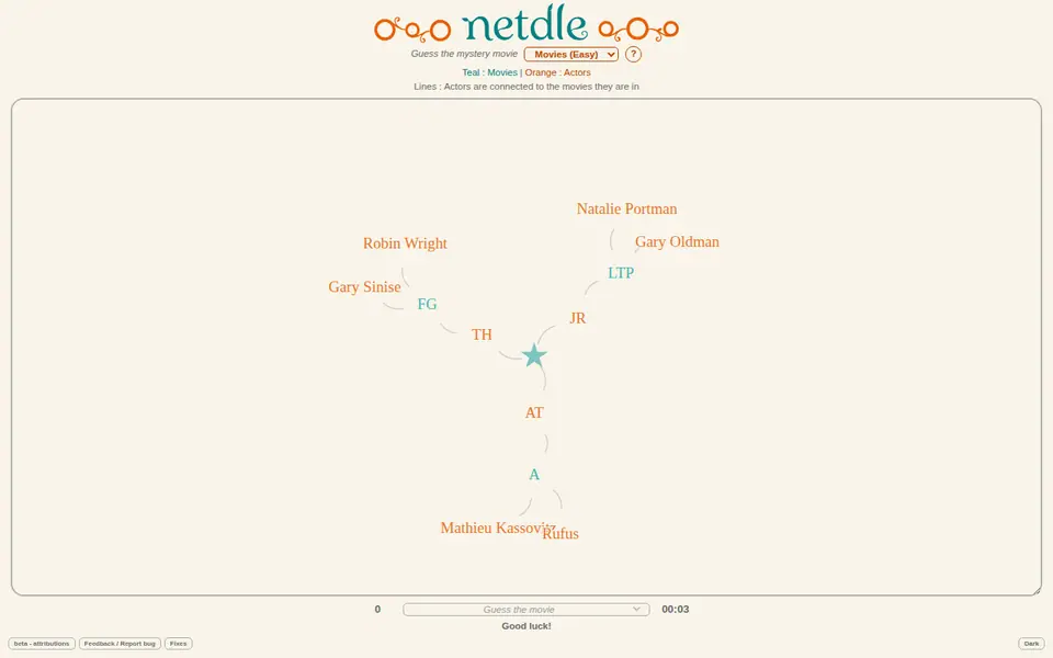 Screenshot of Netdle Movies