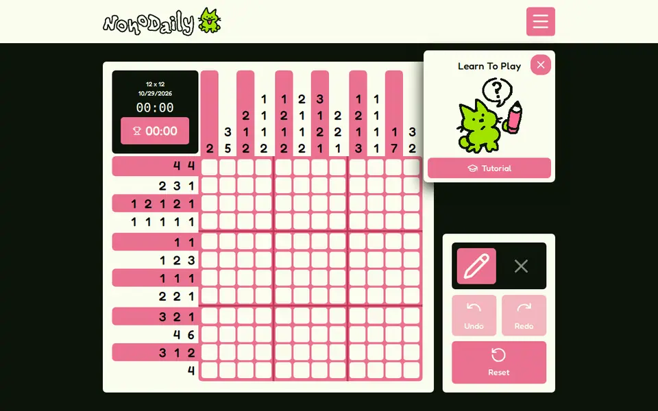 Screenshot of NonoDaily