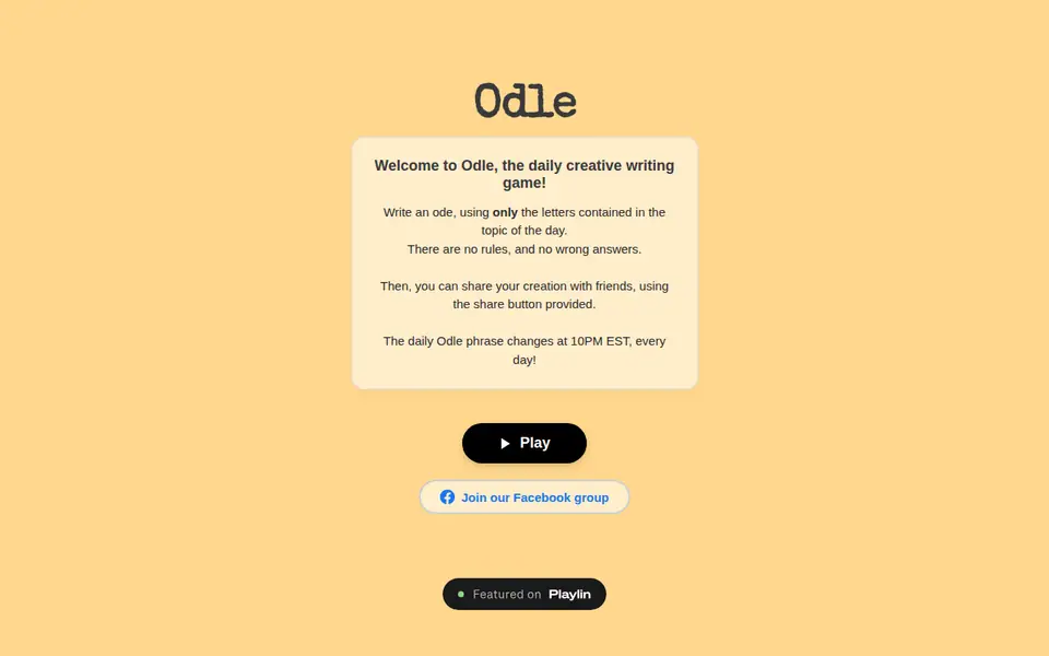 Screenshot of Odle