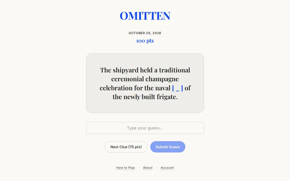 Screenshot of Omitten