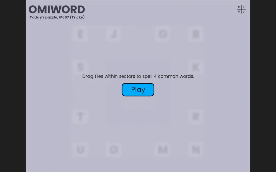 Screenshot of Omiword
