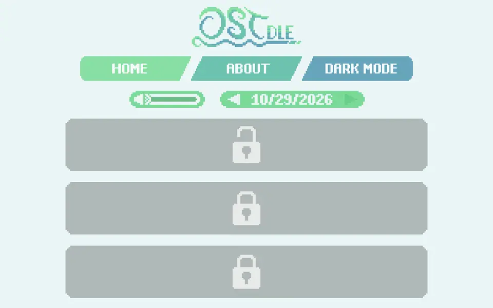 Screenshot of OSTdle