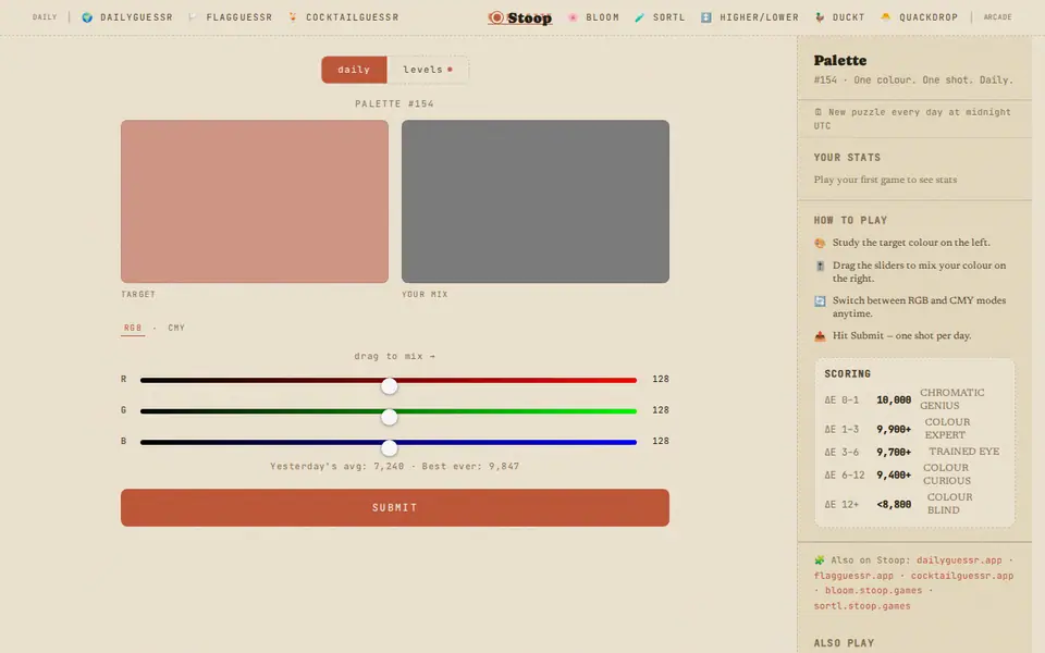 Screenshot of Palette