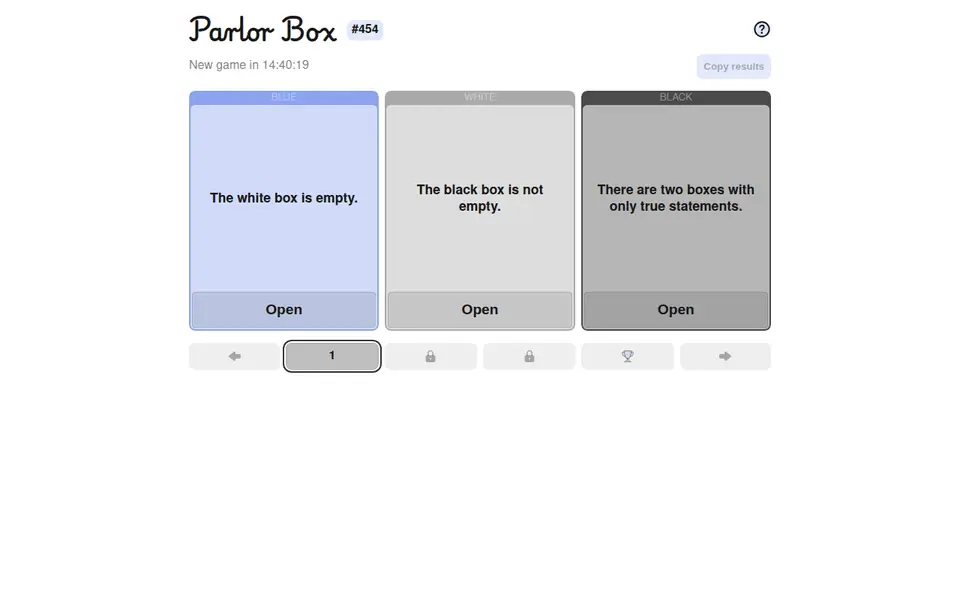 Screenshot of Parlorbox