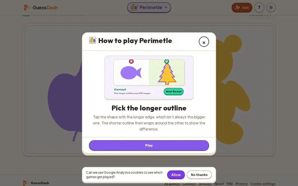 Screenshot of Perimetle