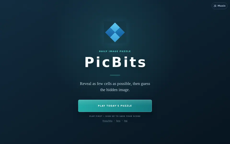 Screenshot of PicBits