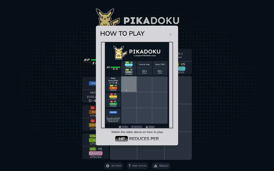 Screenshot of Pikadoku
