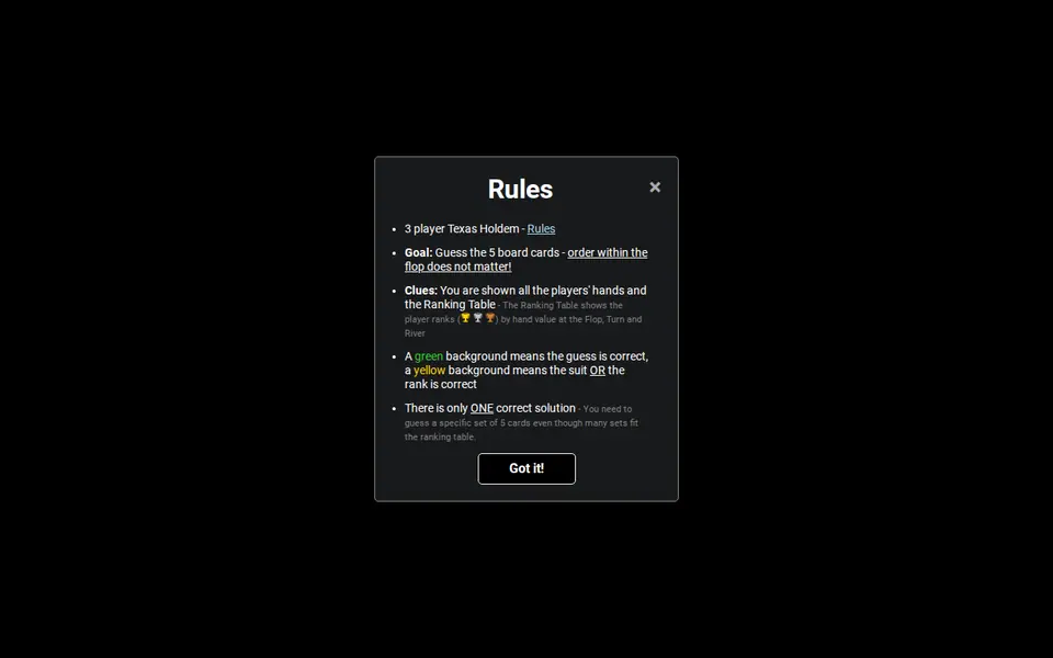 Screenshot of Pokle