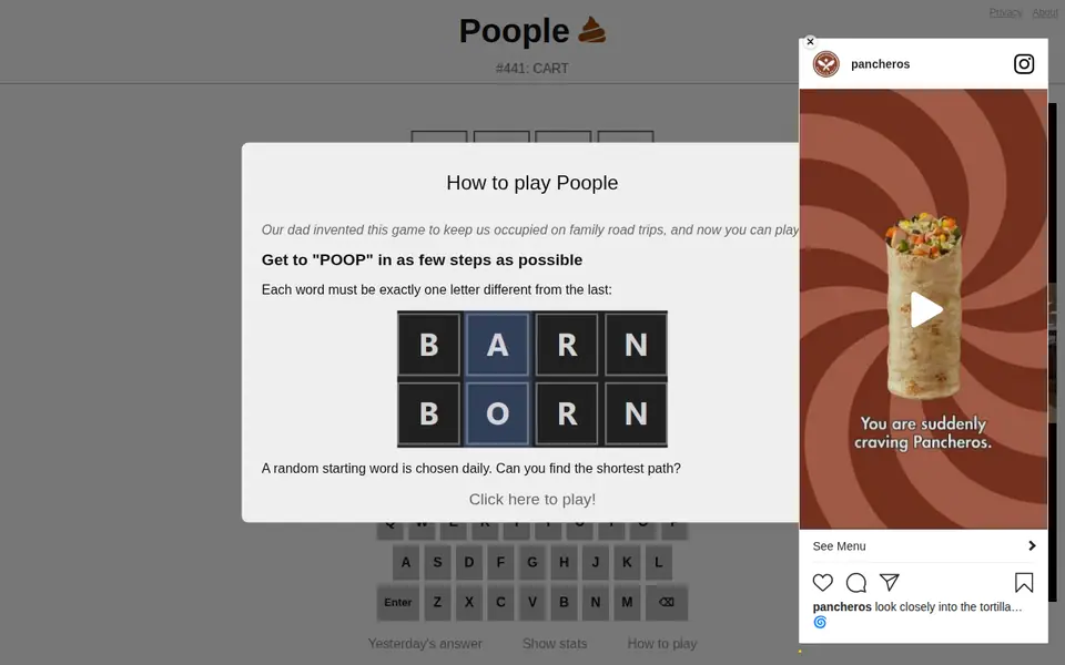 Screenshot of Poople