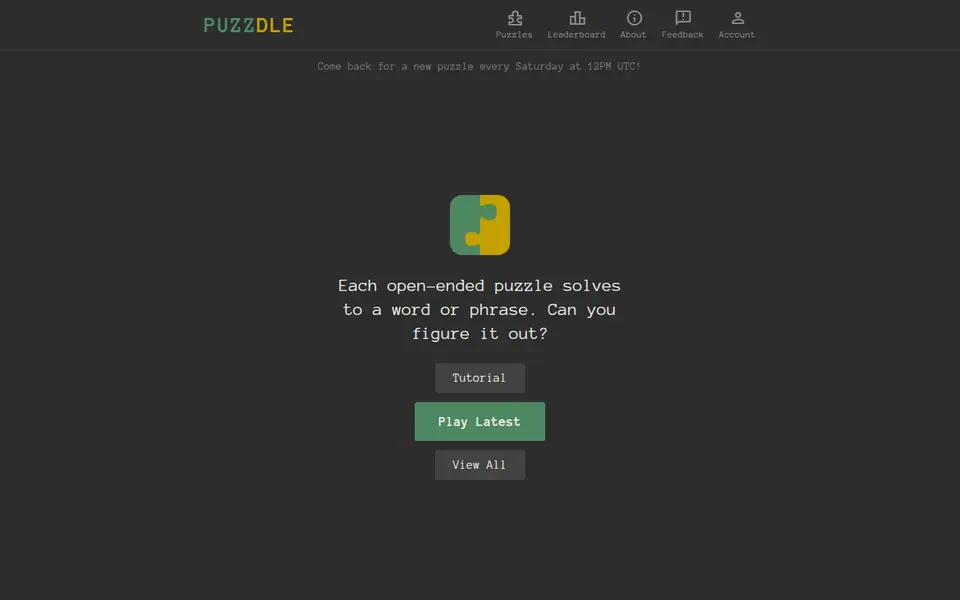 Screenshot of PUZZDLE