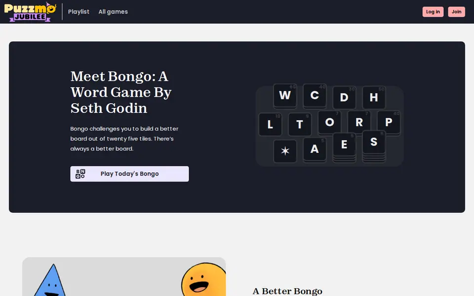 Screenshot of Puzzmo - Bongo