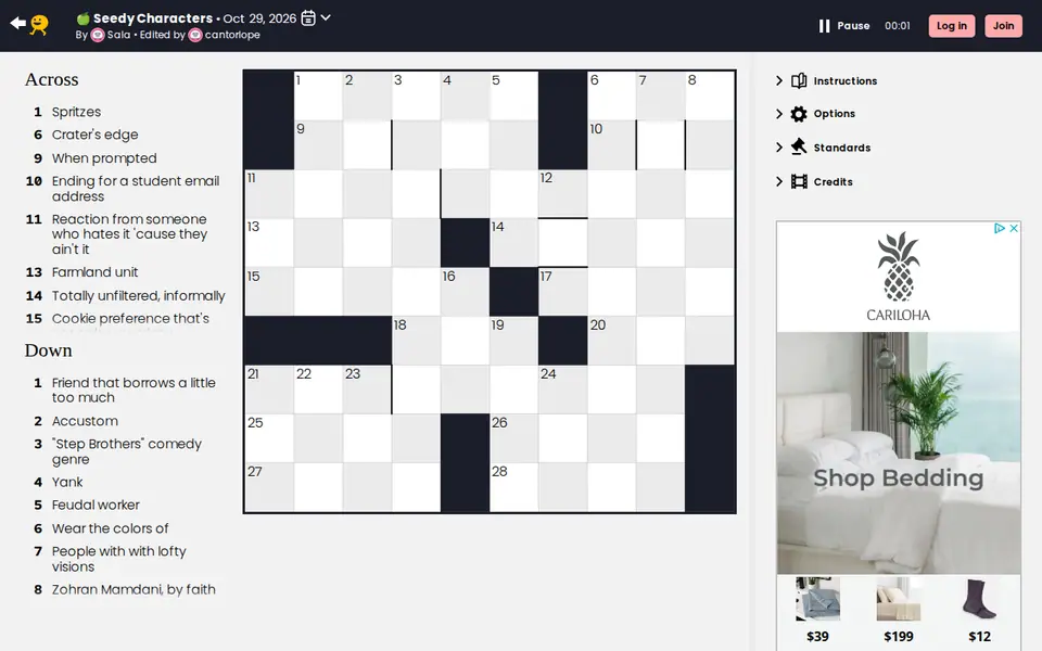 Screenshot of Puzzmo - Crossword