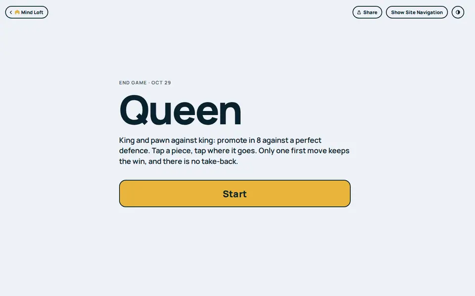 Screenshot of Queen