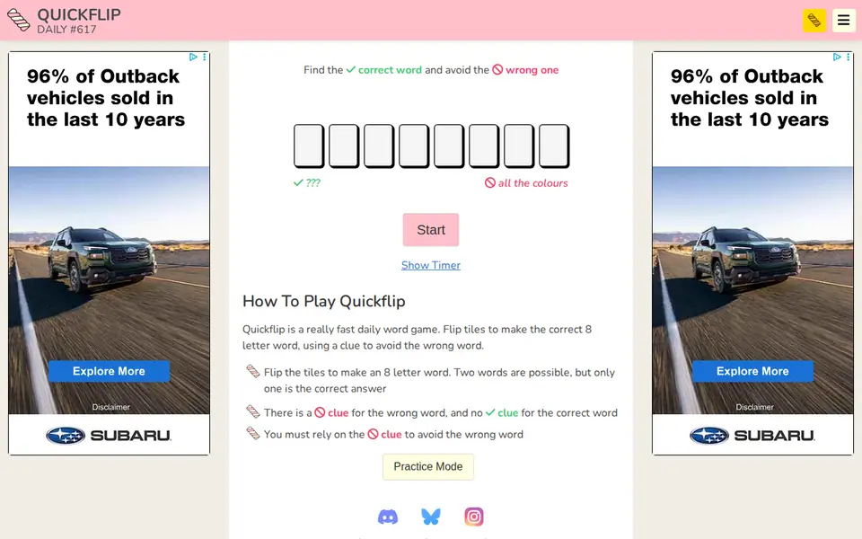 Screenshot of Quickflip