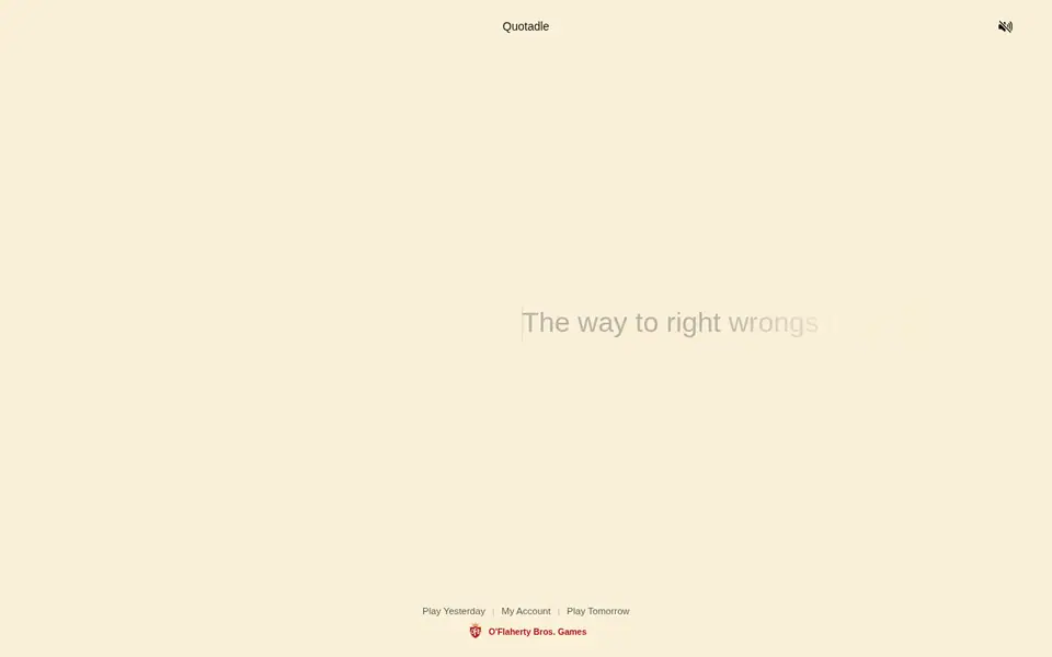 Screenshot of Quotadle