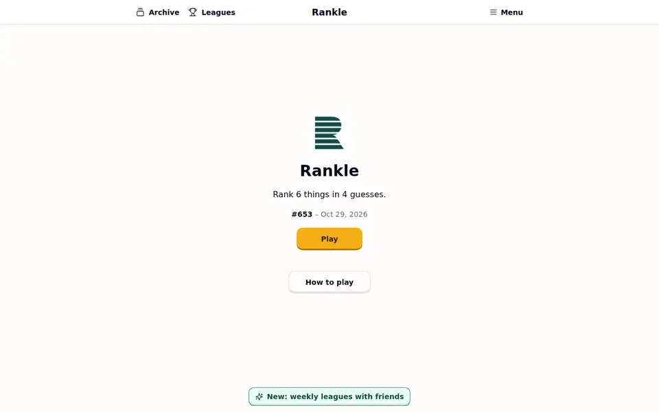 Screenshot of Rankle