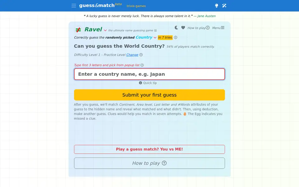 Screenshot of Ravel