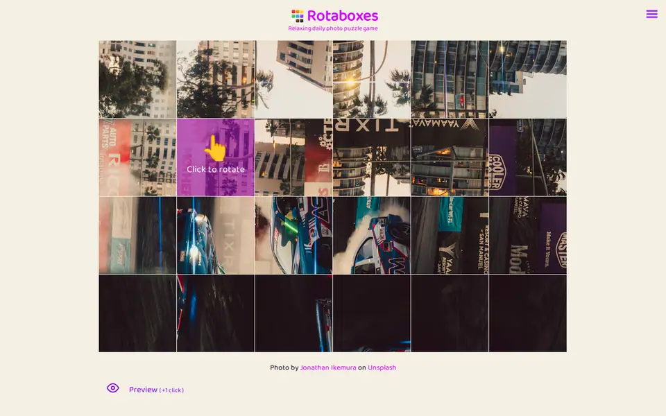 Screenshot of Rotaboxes