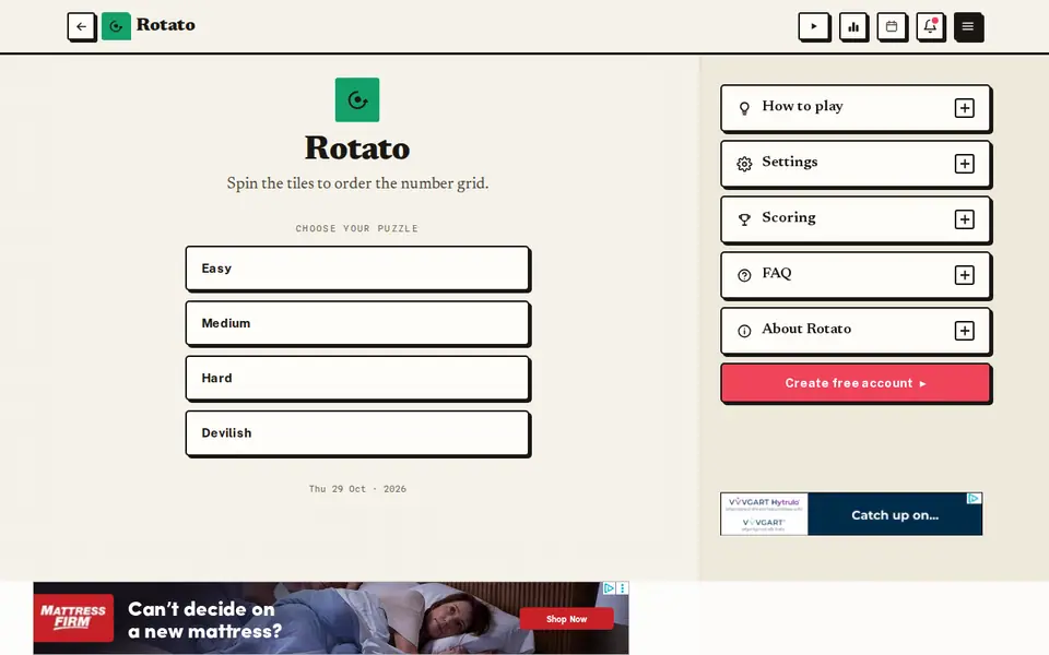 Screenshot of Rotato