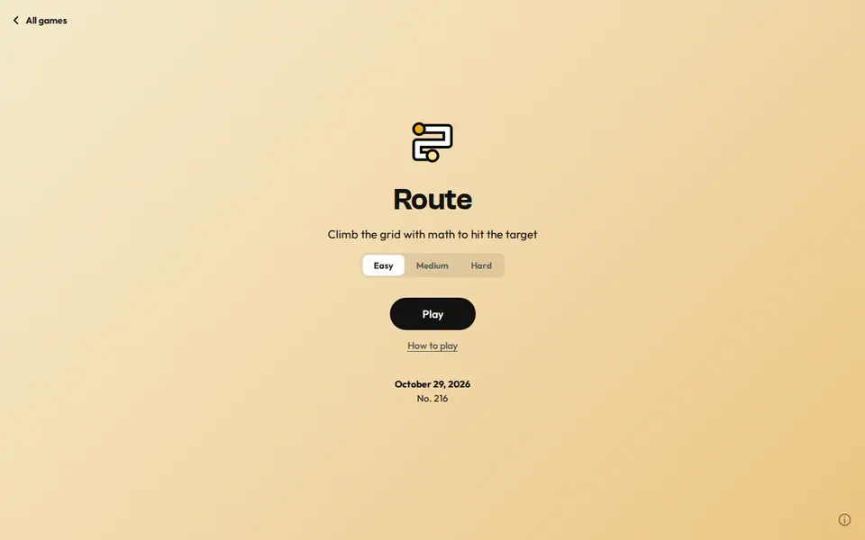 Screenshot of Route