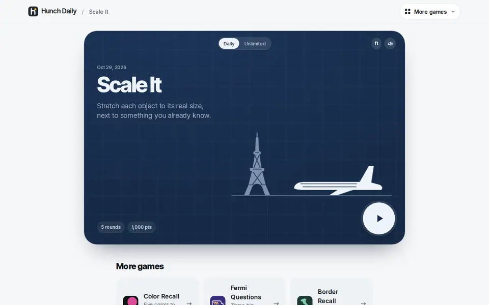 Screenshot of Scale It