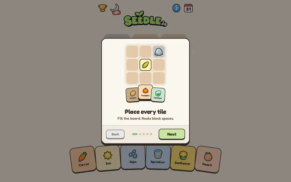 Screenshot of Seedle