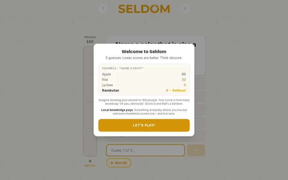 Screenshot of Seldom