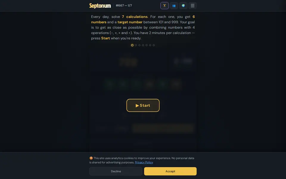 Screenshot of Septonum
