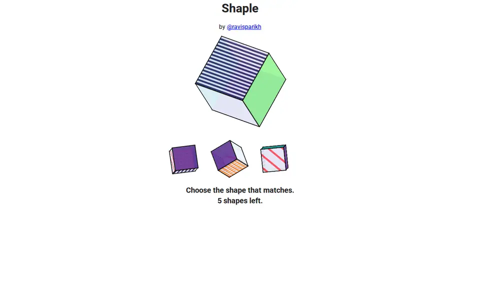 Screenshot of Shaple