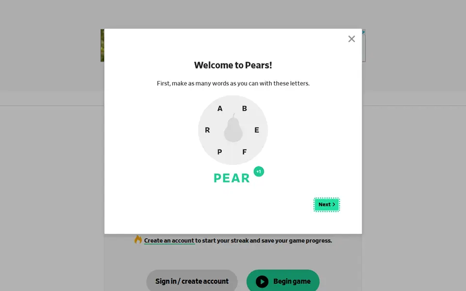 Screenshot of Slate - Pears