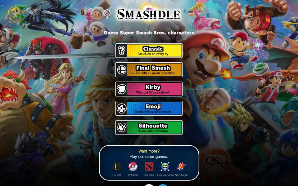Screenshot of Smashdle